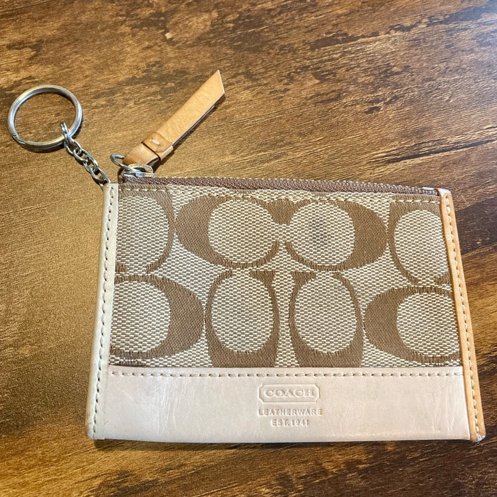 Coach Keychain Card and Coin Purse